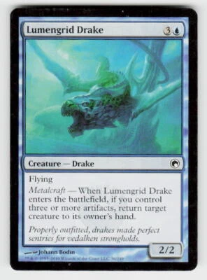 Scars of Mirrodin #36 Lumengrid Drake - Image 1 of 2