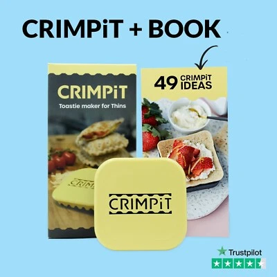 CRIMPiT toastie maker & FREE Recipe Idea Book - FREE P&P - Image 1 of 4