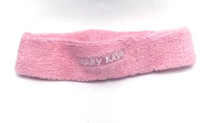 NEW Mary Kay Beauty Cotton Embroidered Headband Sweatband Stretchy Pink - Picture 1 of 3
