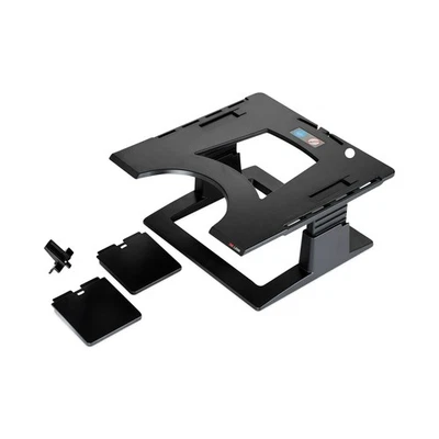 3M Notebook Riser with Adjustable Height, 13 x 13 x  4 to 6, Black - Image 1 of 4