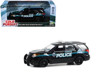 Ford Police Interceptor Utility 2013 Cold Pursuit Kehoe Police Greenlight 1/43 - Picture 1 of 6