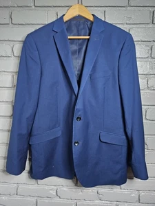 Kenneth Cole Reaction Herren Blau Techni-Cole 2 Teiler Anzug Größe 42R 35W 29L - Bild 1 von 20