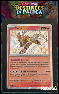 Pokemon Karte Entei 112/091 EV4.5 Schicksal von Paldea PAF - Bild 1 von 3