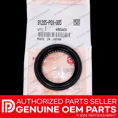 GENUINE Honda Acura OEM Automatic Transmission Drive Axle Oil Seal 91205-P0X-005 - Image 1 of 4