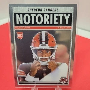 2025 Panini Mosaic - Notoriety Shedeur Sanders #13 (RC) - Picture 1 of 2