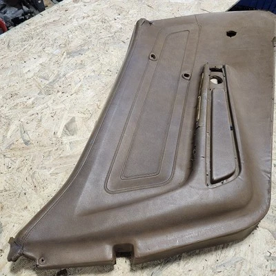 Panel de puerta interior izquierdo moldura lado del conductor OEM 70-76 C3 Corvette COMO ESTÁ DEFECTOS Foto 1 de 4