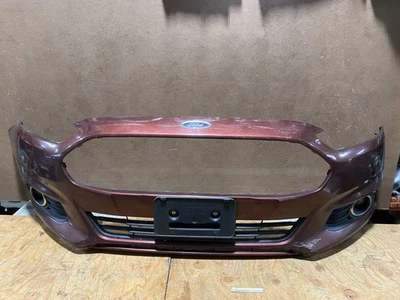 2013 to 2016 Ford Fusion Front Bumper Cover with Fog Lights U0107 PS - Image 1 of 4