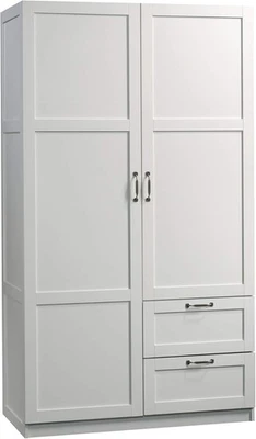 Armario de dormitorio multiusos Sauder Select 71,1", blanco suave  Foto 1 de 4