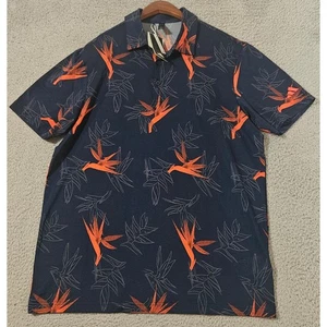 Adidas Oasis Mesh Polo Shirt Men's Size Medium Navy/Red PGA Golf NWT $70 - Picture 1 of 8