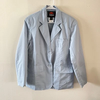 Totes Rain Blazer Womens Small Light Blue Casual Water Resistant Lightweight - Image 1 of 4