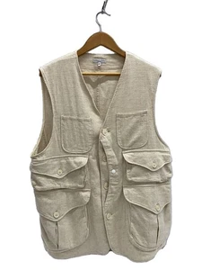 Engineered Garments Vest cream XS Used - Picture 1 of 6