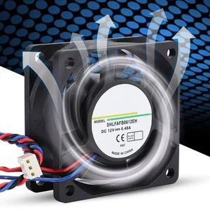 6Cm/2 4In 12V 0 48A 6800Rpm Lüfter Kühlkörper Kühler Für Computer Netzteil URS - Bild 1 von 9