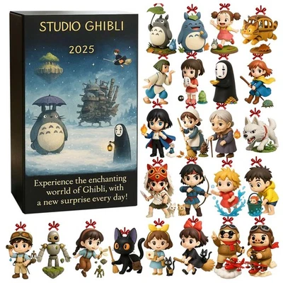 2025 Classic Studio Ghibli Anime Advent Calendar Collectibles Decoration NP9 - Image 1 of 4