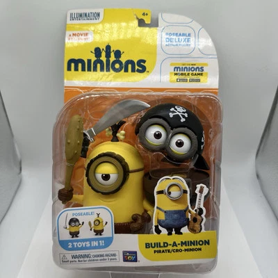 Build-A-Minion Pirate/Cro-Minion Poseable Deluxe Action Figure - Image 1 of 4