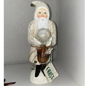NUOVO Padre Frost Department 56 Belsnickles figura alta in cartapesta - Foto 1 di 9