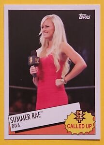 SUMMER RAE 2015 Topps Heritage WWE NXT Called Up #20 Diva