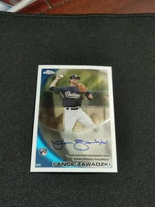 2011 Topps Chrome Shortstop Rookie Card #193 Lance Zawadzki Auto RC 🔥 SSP 🔥 - Picture 1 of 2