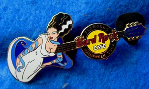 FOXWOODS HALLOWEEN DISFRAZ SERIE NOVIA GUITARRA FRANKENSTEIN PIN Hard Rock Café - Imagen 1 de 1