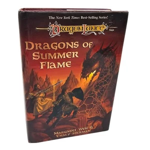 Dragon Lance DRAGONS OF SUMMER FLAME Weis Hickman HB/DJ 1st 1995 First Edition - Imagen 1 de 7