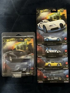 2025 Hot Wheels Hammer Drop 5 Car Set with Lancia Stratos Zero 0/5 Chase! - Picture 1 of 5