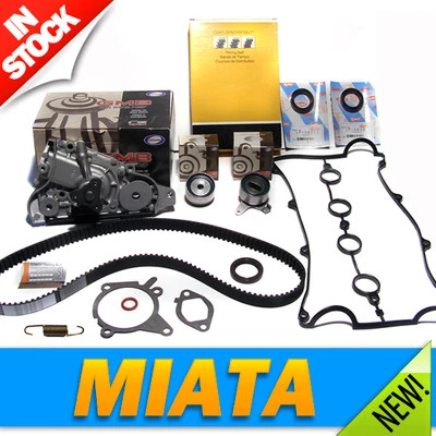 Kit de bomba de agua de correa de distribución ajuste exacto (1990 1991 1992 1993 para Mazda Miata 1,6 L) Foto 1 de 4