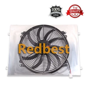 Aluminum Radiator Shroud&Fan CC284 For 1961-1966 Chevy C/K 10 20 30 Truck Pickup - Picture 1 of 6