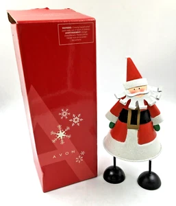 Avon Holiday Tin Friends Santa ~ 06' Spring Wackelkopf ~ Emaillefarbe ~ NEU - Bild 1 von 3