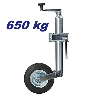 Schwerlaststützrad 650kg + Kurbel, Anhängerstützrad  Stützrad Anhänger/Agrar  - Bild 1 von 3