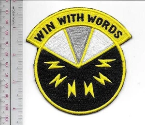 PSYOP US Army 17th Psychological Operations Battalion Unit Crest Win With Words - Picture 1 of 1