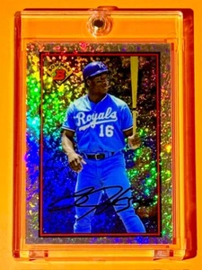 Bo Jackson RARE SILVER DIAMOND REFRACTOR BOWMAN BASEBALL INVESTMENT CARD - MINT! - Picture 1 of 6