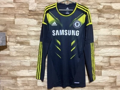 CHELSEA 2012 2013 THIRD SHIRT JERSEY LONG SLEEVE ADIDAS PLAYER ISSUE Sz 8 - Image 1 of 4
