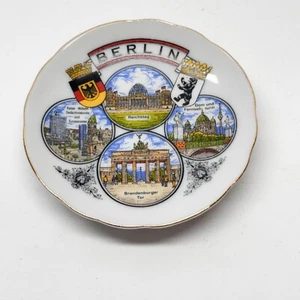 Small Collector Plate Berlin Porcelain Germany Vintage 4" Made in China - Picture 1 of 4
