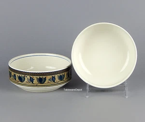 Mikasa ARABELLA CAC01: Set/i di 2, 6 ciotole per zuppa/cereali 3/8", ottime condizioni! - Foto 1 di 3