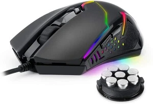 Redragon M612 RGB Gaming Mouse Backlit Wired Ergonomic 11 Button Programmable - Picture 1 of 8