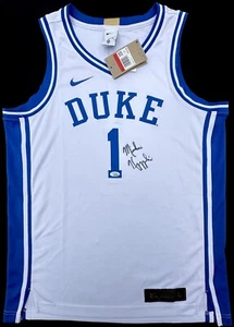 MIKE KRZYZEWSKI COACH K SIGNED NIKE DUKE BLUE DEVILS BASKETBALL JERSEY PSA/DNA - Picture 1 of 5