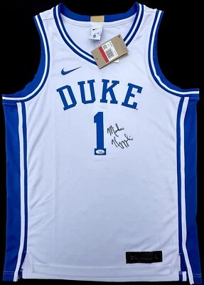 MIKE KRZYZEWSKI COACH K SIGNED NIKE DUKE BLUE DEVILS BASKETBALL JERSEY PSA/DNA - Image 1 of 4