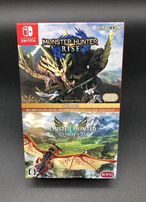 MONSTER HUNTER RISE MONSTER HUNTER STORIES 2 TWIN PACK JAP COME NUOVO - Immagine 1 di 4