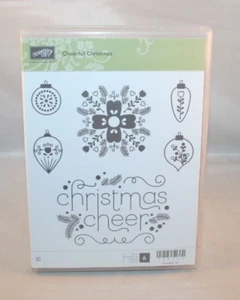 Stampin' Up! Cling Stempelset - Fröhliche Weihnachten - 6 Stempel - gebraucht - Bild 1 von 3