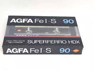 AGFA FE I-S 90 SUPERFERRO HDX Blank Audio Cassette Tape (Sealed) NOS! New! - Picture 1 of 4
