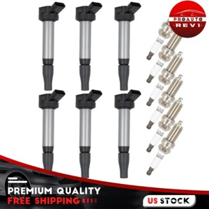 6 Ignition Coil & Iridium Spark Plug For 2018-2021 Lexus LS500h RC350 3.5L V6 - Picture 1 of 12