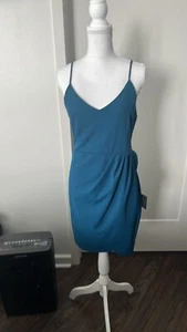 NWT Lulu’s Forever Your Girl Bodycon Dress Teal Blue Size XL - Picture 1 of 9