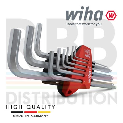 Wiha 07185 L Key Allen Key Hex Ball End 9pc Set 1.5mm to 10mm Prostar Holder - Image 1 of 4