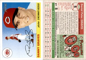 Danny Graves 2004 Topps Heritage #5 Card Cincinnati Reds