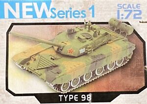 1/72 Type-98 TANK Series 1 NIP Highly Detailed Model Kit 4”x2”x2”