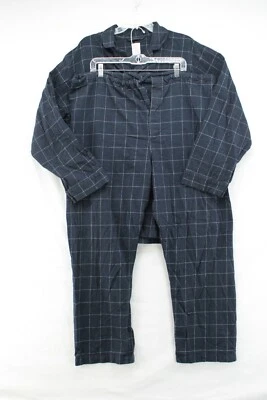 Pijama de franela Brooks Brothers 1818 para hombre ventana grande a cuadros suave acogedor Foto 1 de 4