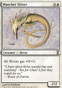 *MRM* FR/VF 4x Slivoide gardien - Watcher sliver MTG Time Sspiral - Imagen 1 de 1