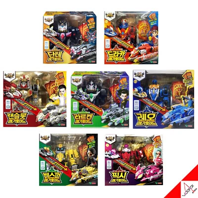 MONKART + MEGACOMBO MEGAROID 7-Transformer Robots Mini Cars Card Play Kids Toy - Image 1 of 4