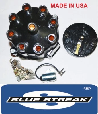 DISTRIBUTOR CAP ROTORPOINTSCONDENSER BUICK CHEVROLET PONTIAC OLDSMOBILE CADILLAC - Image 1 of 4