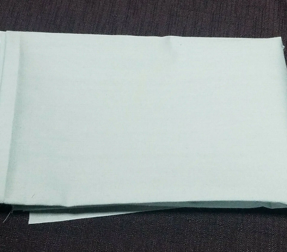 1 Yd Sewing Quilting Fabric Solid Plain Mint Green - Image 1 of 1