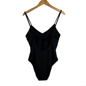 Womens No Boundaries Size Jrs Large 11/23 Black One Piece Swimsuit NWT - Picture 1 of 7